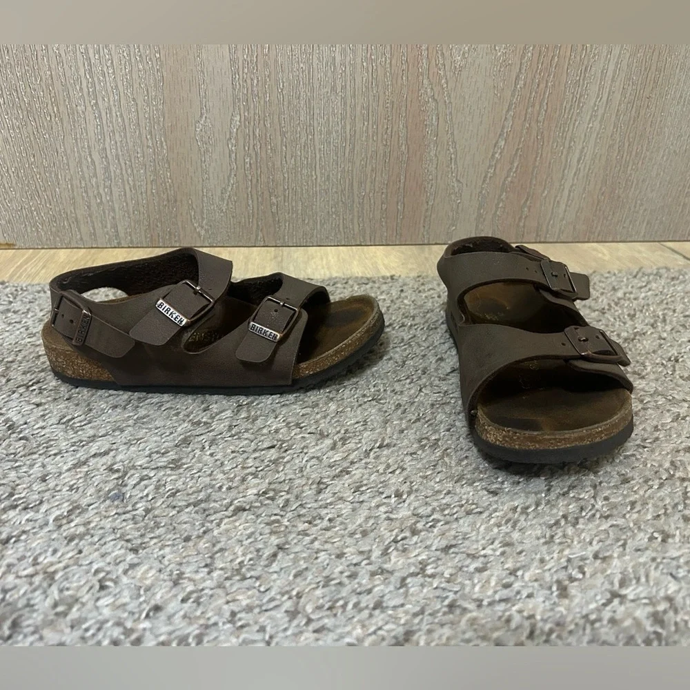 Birkenstock Brown Strap Adjustable Roma Sandal Mocha Outdoor Child's Size 11